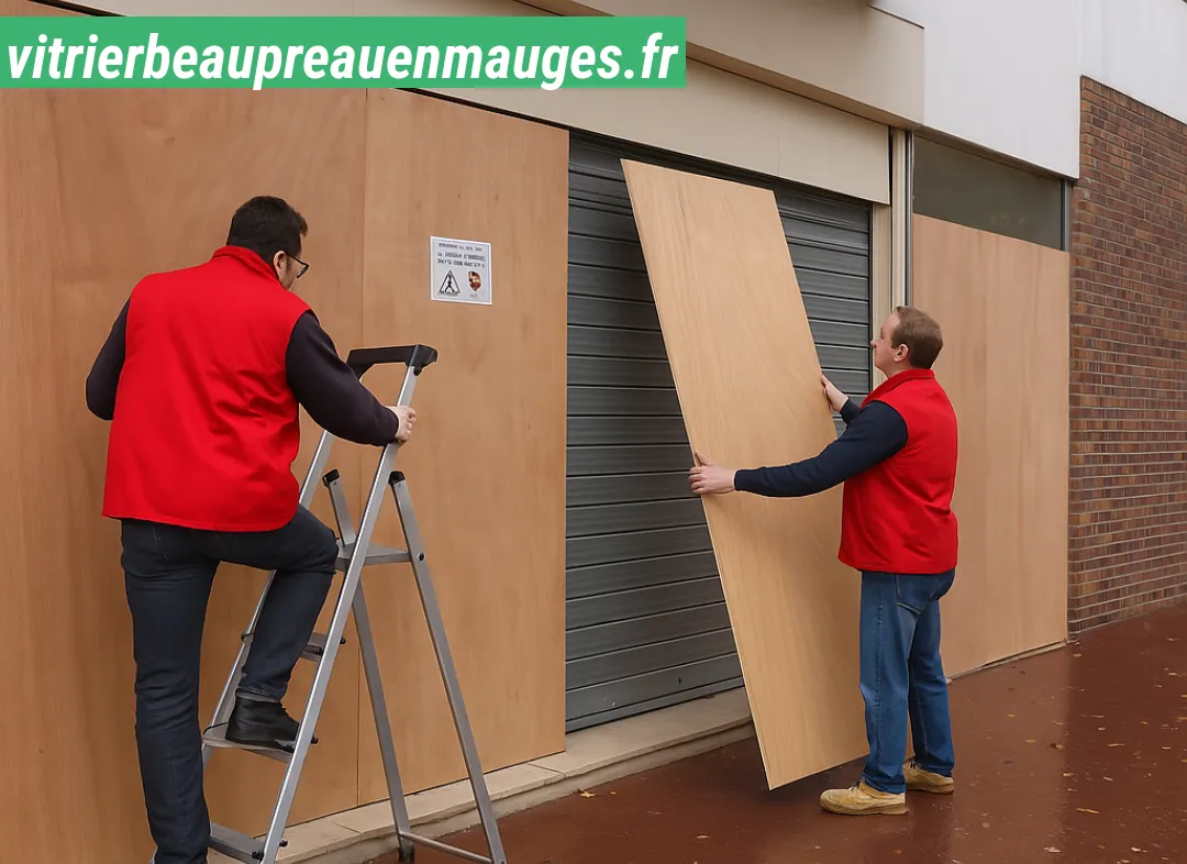 Mise en sécurité fermeture provisoire Beaupréau-en-Mauges