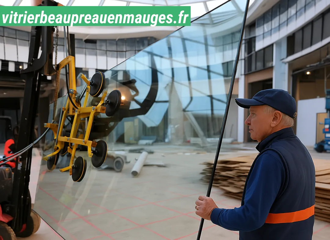 Remplacement de vitrine magasin Beaupréau-en-Mauges